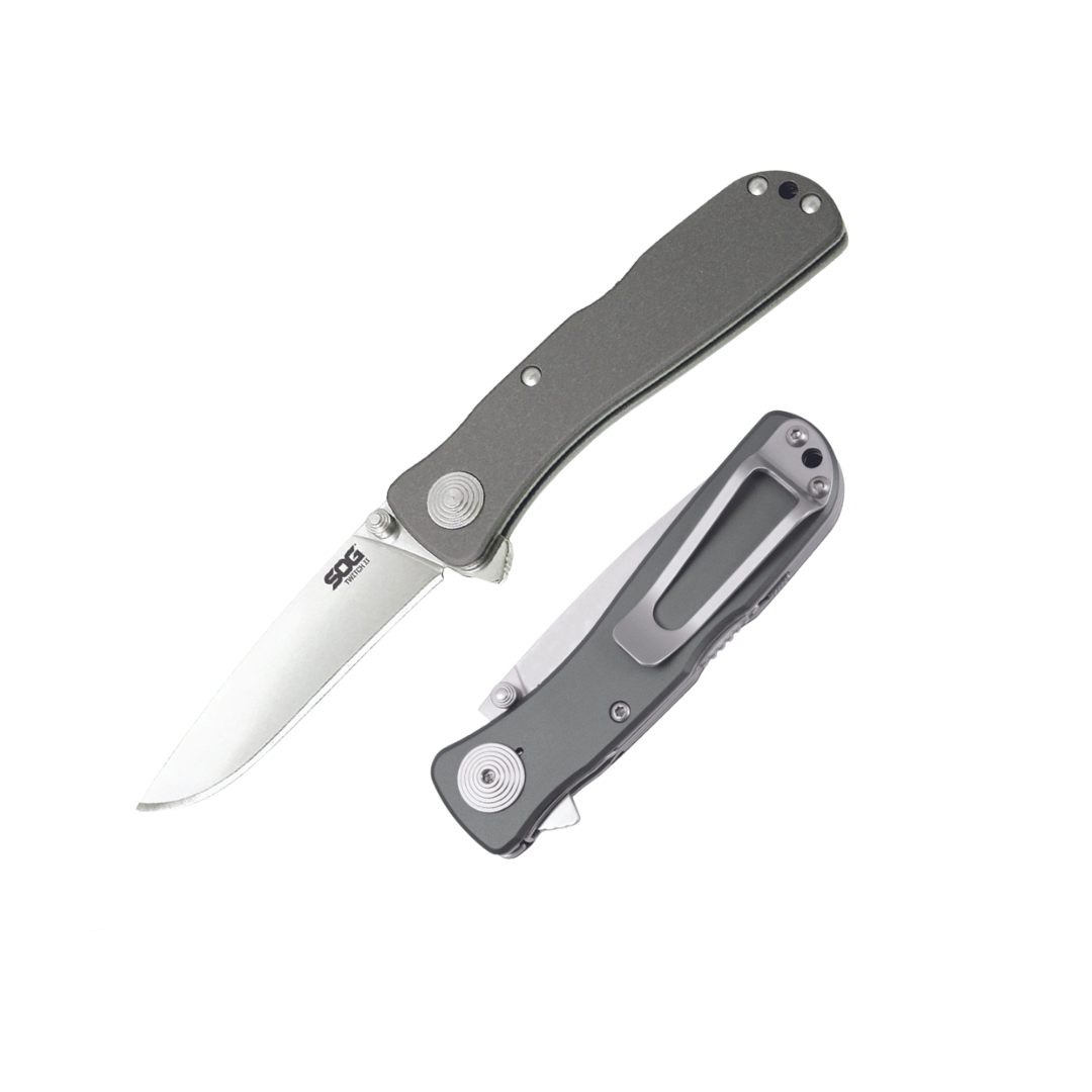SOG Twitch II Compact Pocket Folding Knife (No Lock)