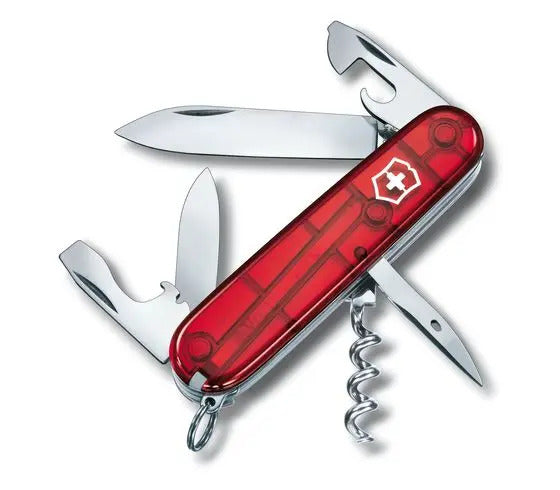 VICTORINOX Spartan Red Trans Swiss Army Knife