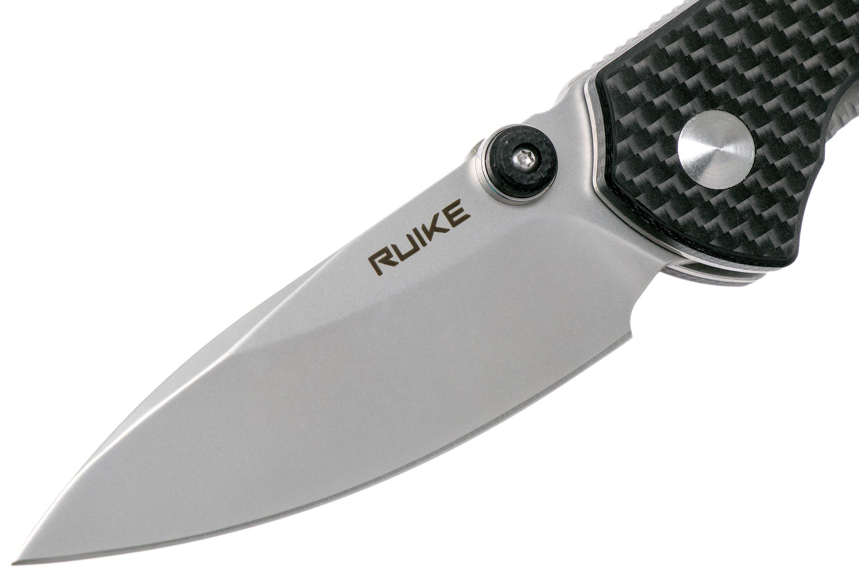 RUIKE P671-CB Front Flipper Carbon Fibre Pocket Knife