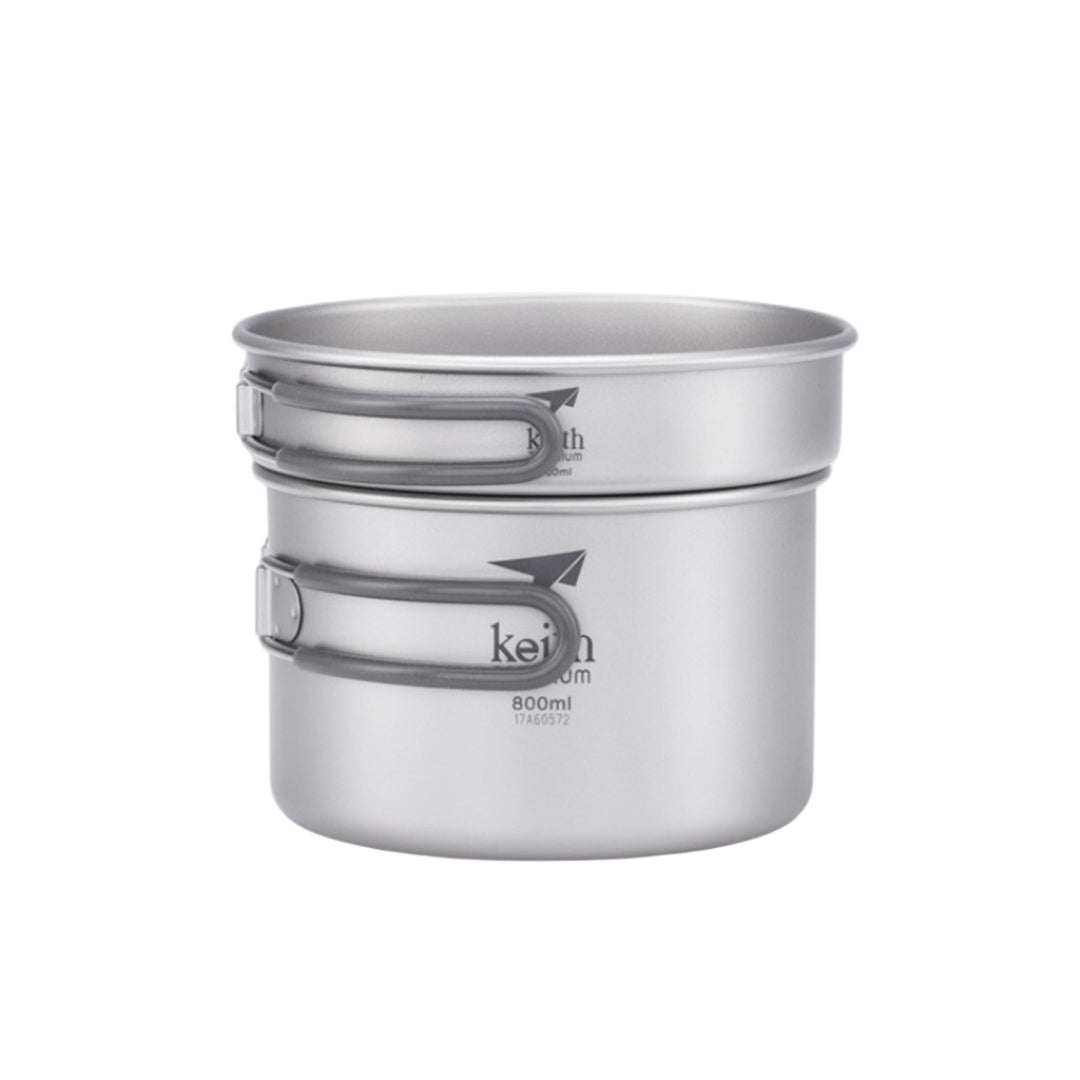 KEITH TITANIUM 2-Piece Pot and Pan Cook Set Ti6012