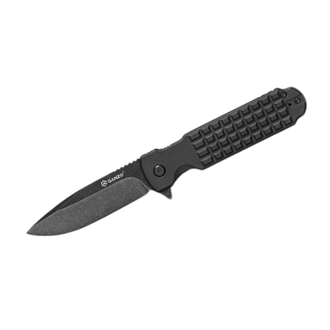 GANZO Liner Lock 8Cr14 Folding Knife Black