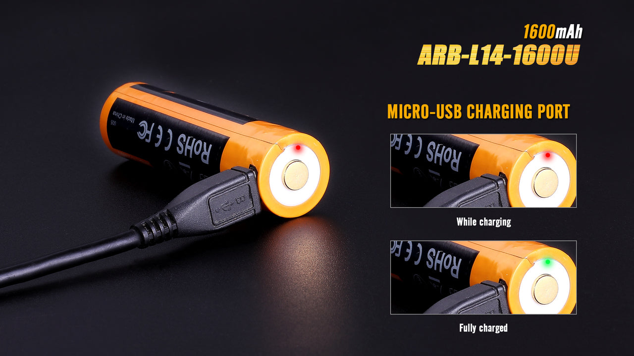 FENIX ARB-L14-1600U USB Rechargeable AA Battery
