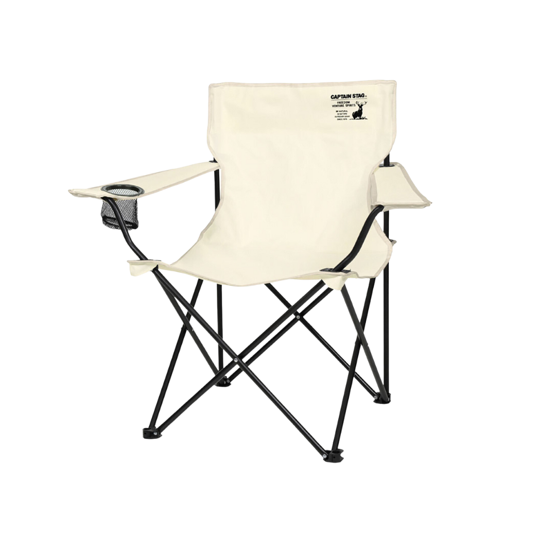 CAPTAIN STAG Folding Director Handrest Chair