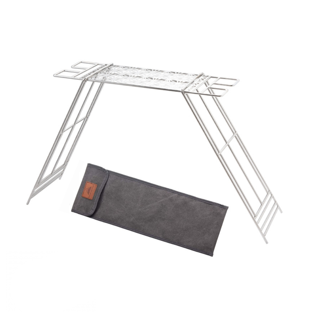 CAMPINGMOON MTG-TLC Bonfire GrillRound Bar Cooker Stand C Series