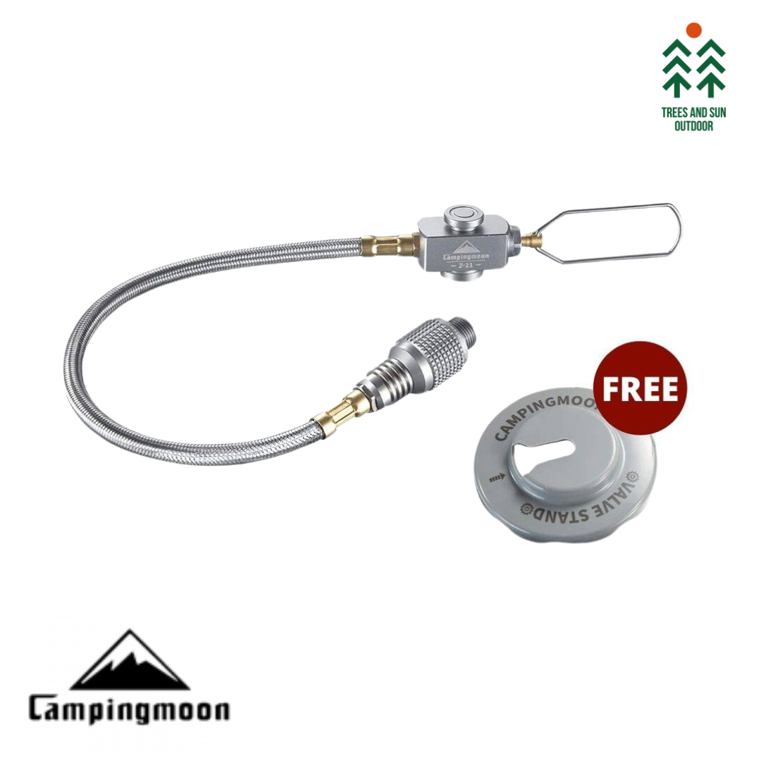 CAMPINGMOON Z21-25 (25cm) Valve Hose Line Multi-Gas Hose Line