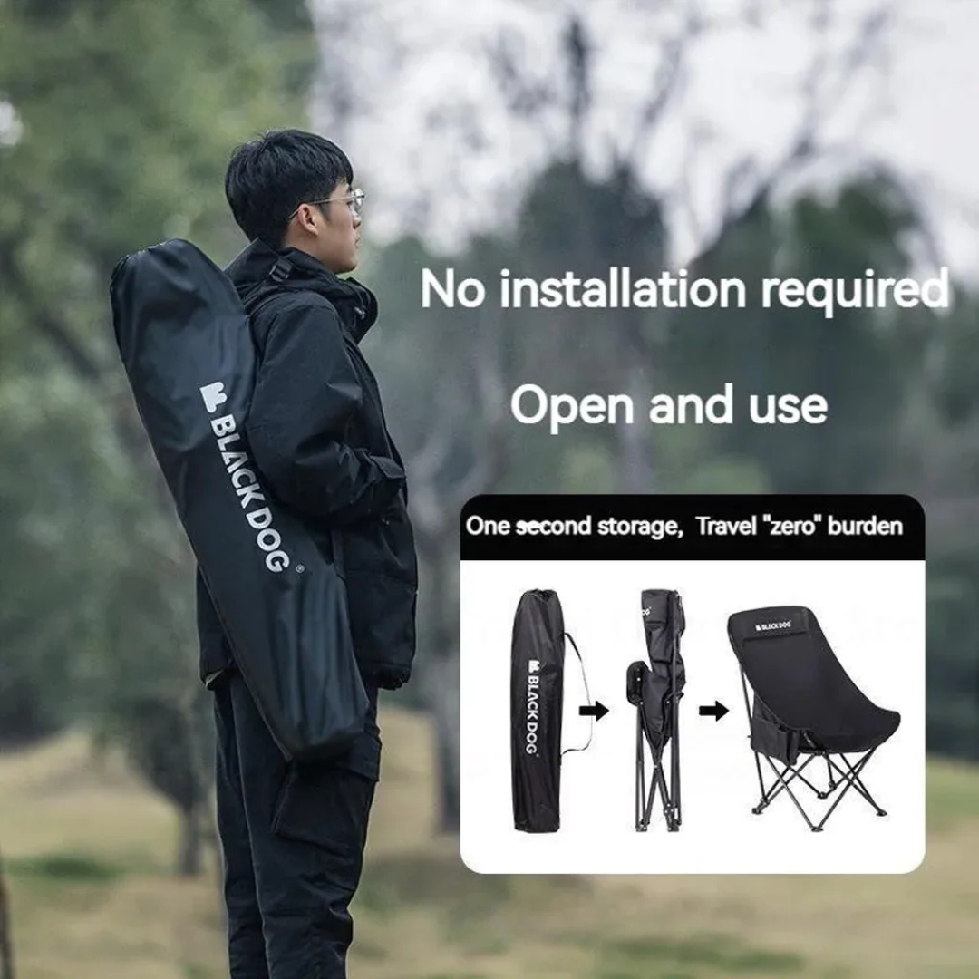 BLACKDOG Folding Chair Lightweight