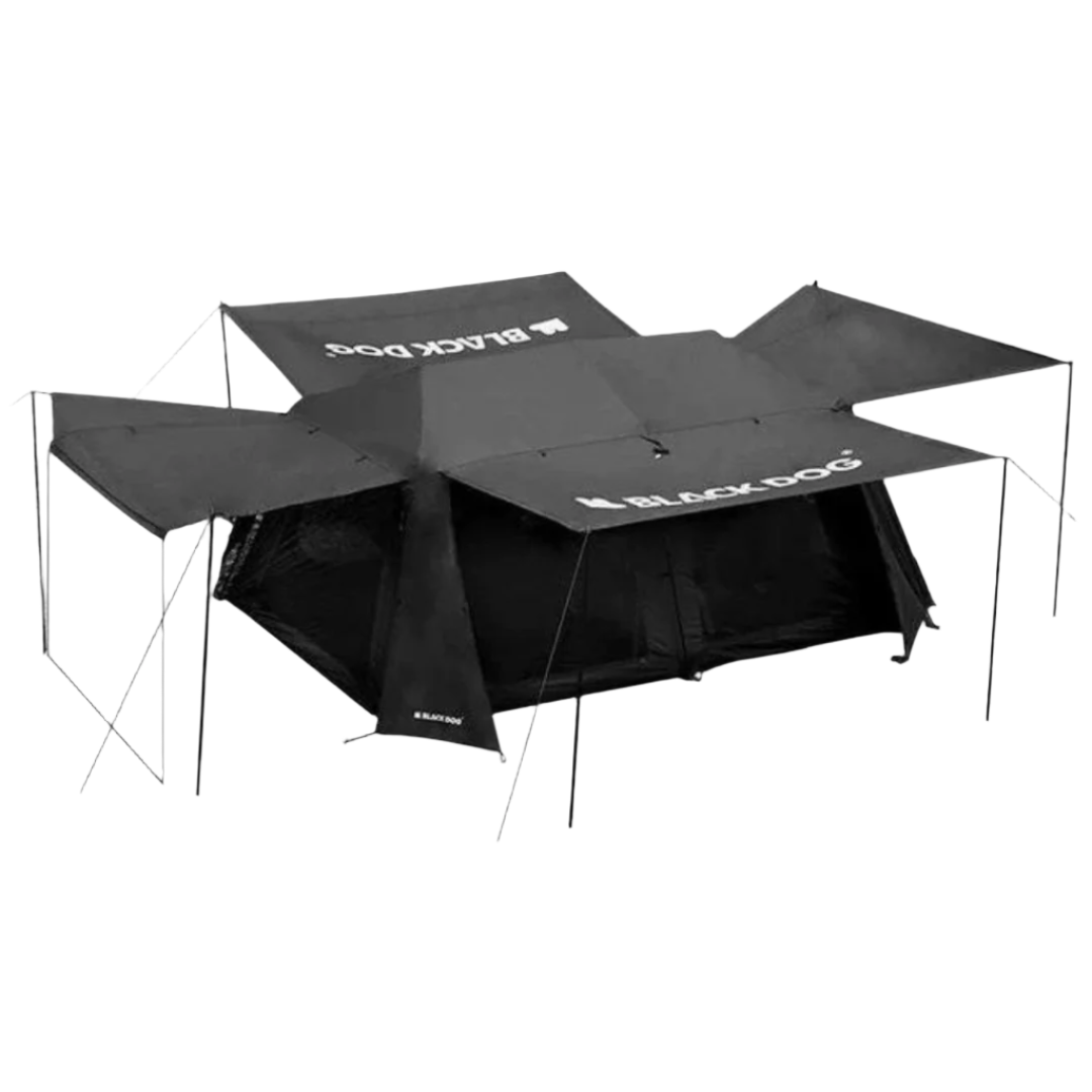 one touch tent BLACKDOG Automatic One-touch Dome Tent 5-8 Person – TREES AND SUN OUTDOOR