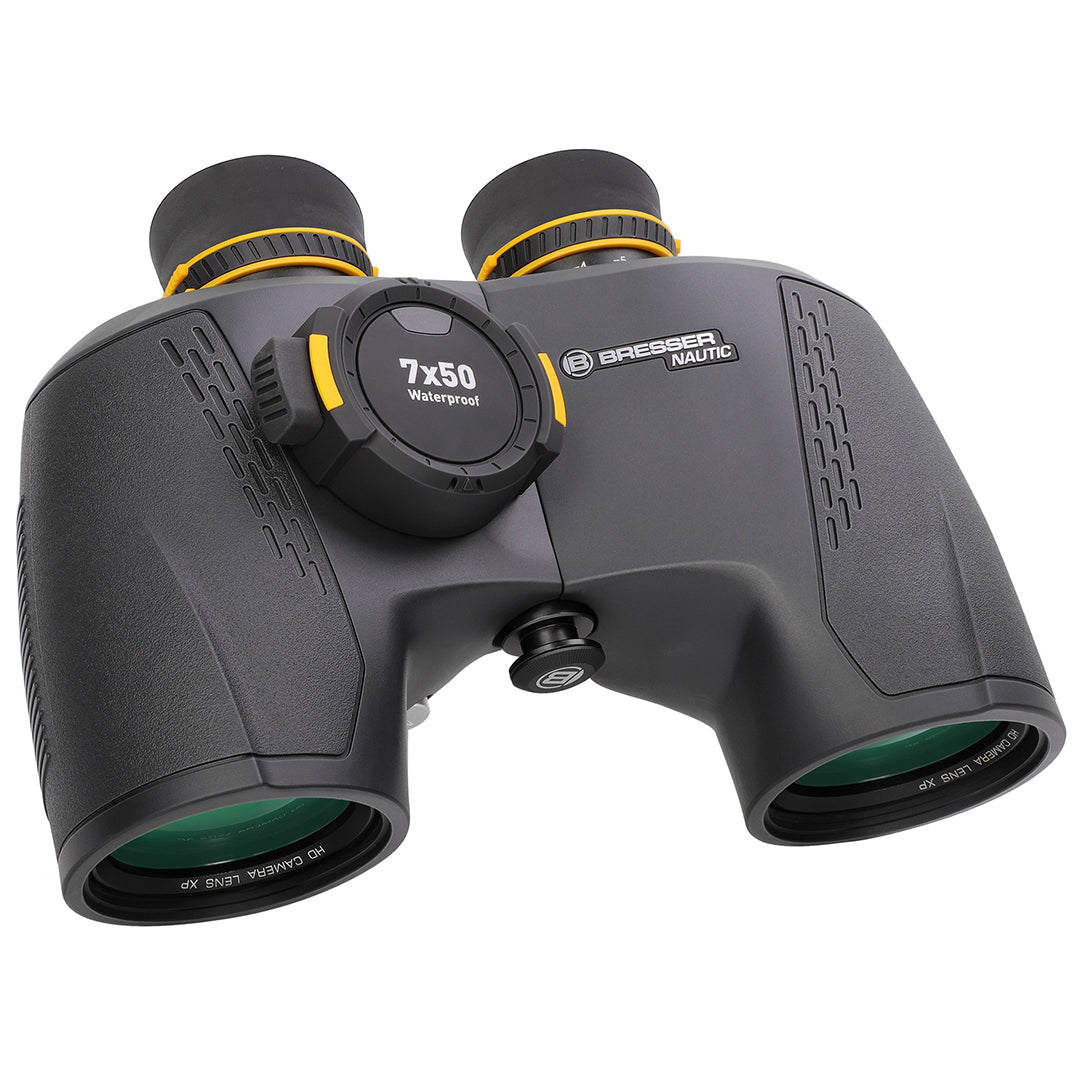 BRESSER Nautic 7x50 Gen. II Marine Binoculars Built-In Compass