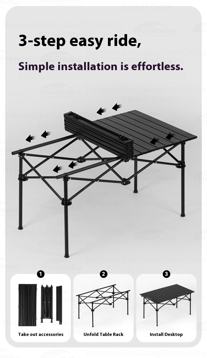 BLACKDOG Xiyue - 1 Table & 4 Chairs Set
