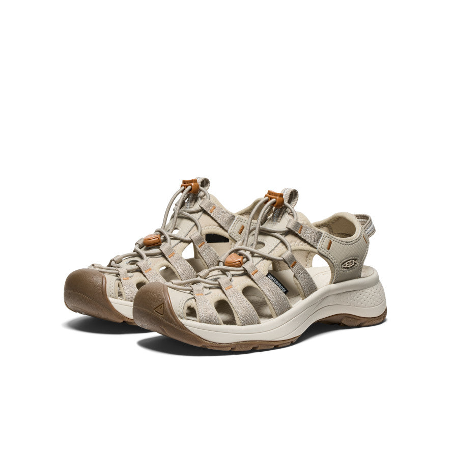 KEEN Women's Astoria West Sandal - Plaza Taupe/Roasted Pecan