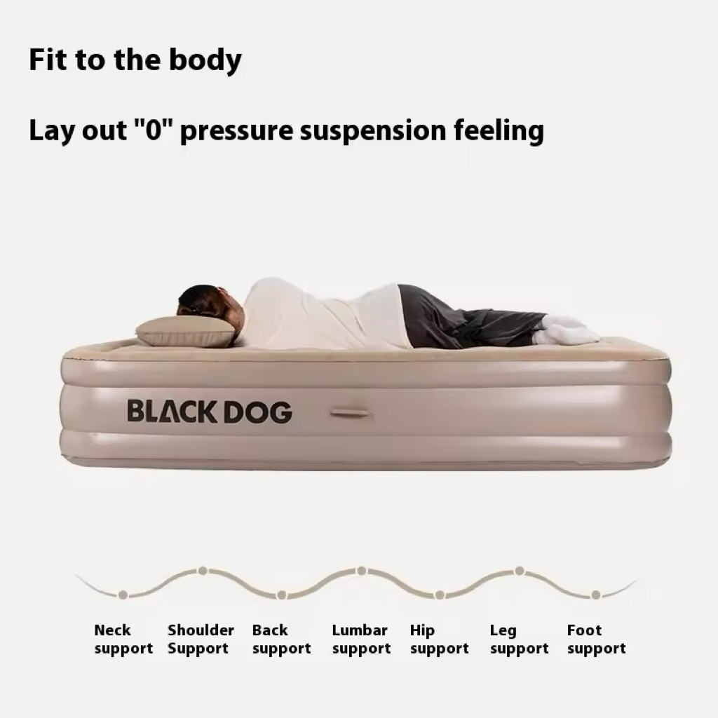 BLACKDOG LiuYun Auto Inflatable Sleeping Bed 1P with Pillow – 25CM