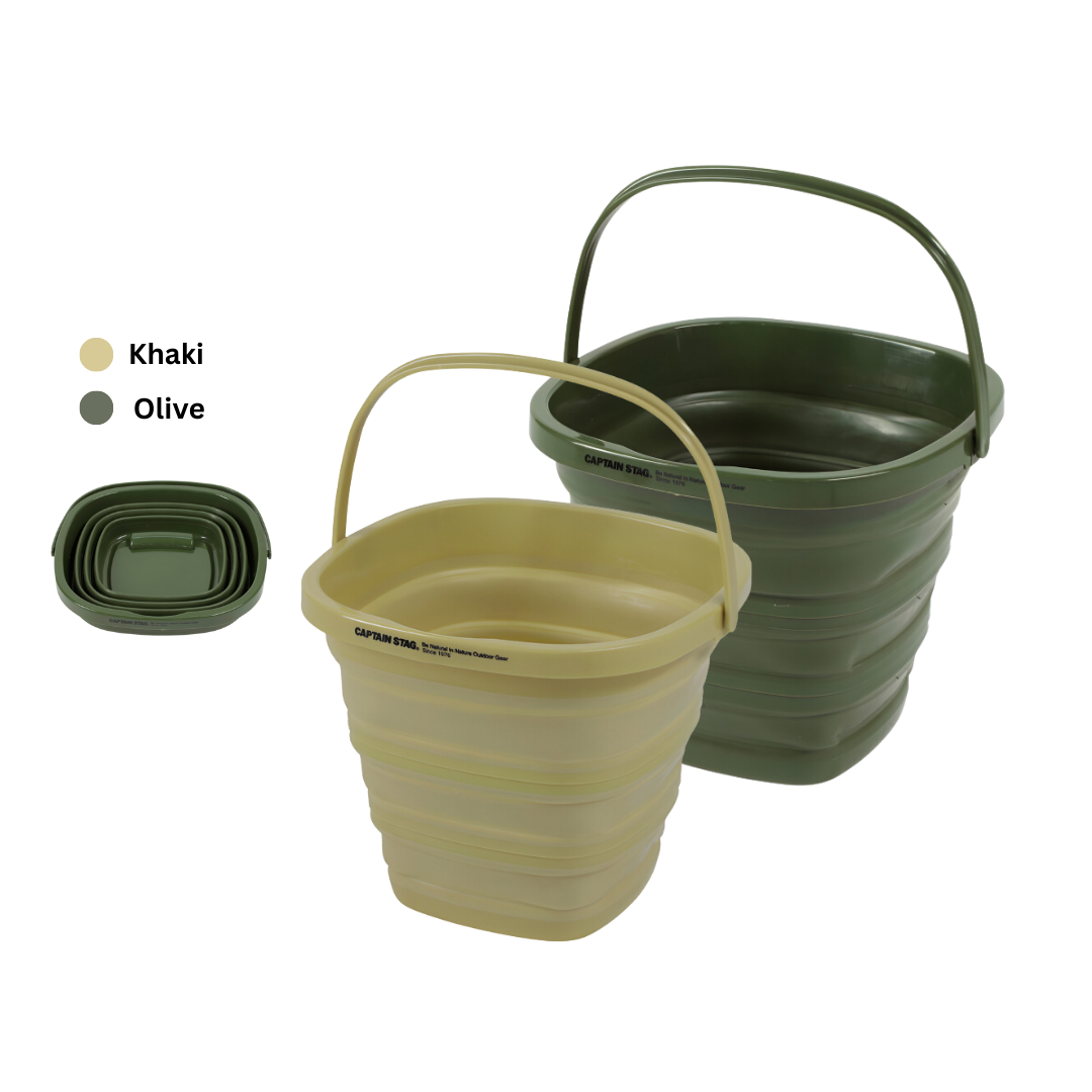 CAPTAIN STAG Foldable Soft Bucket