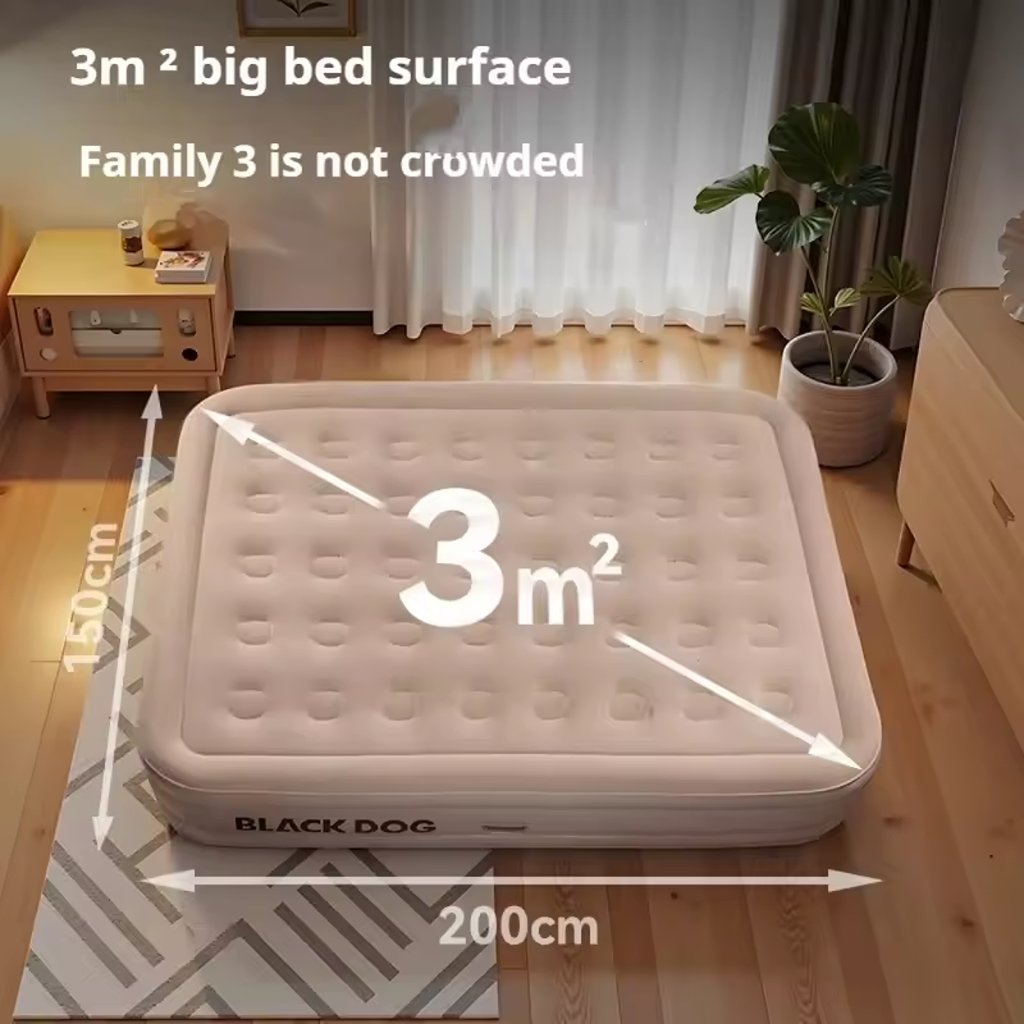 BLACKDOG LiuYun Auto Inflatable Sleeping Bed 1P with Pillow – 25CM