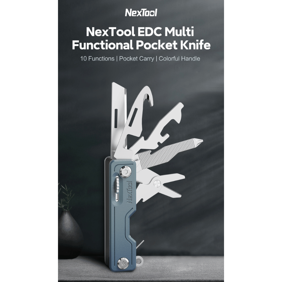 NEXTOOL NE20099 10-in-1 Multifunction Knife - Blue