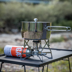 CAMPINGMOON CC-18 Saucepan & S363-2S Double Layer Steamer Set