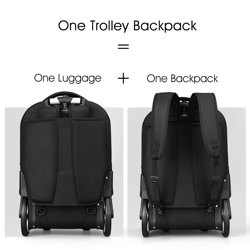AOKING 18"20" Trolley Backpack Travel Luggage SLX8021
