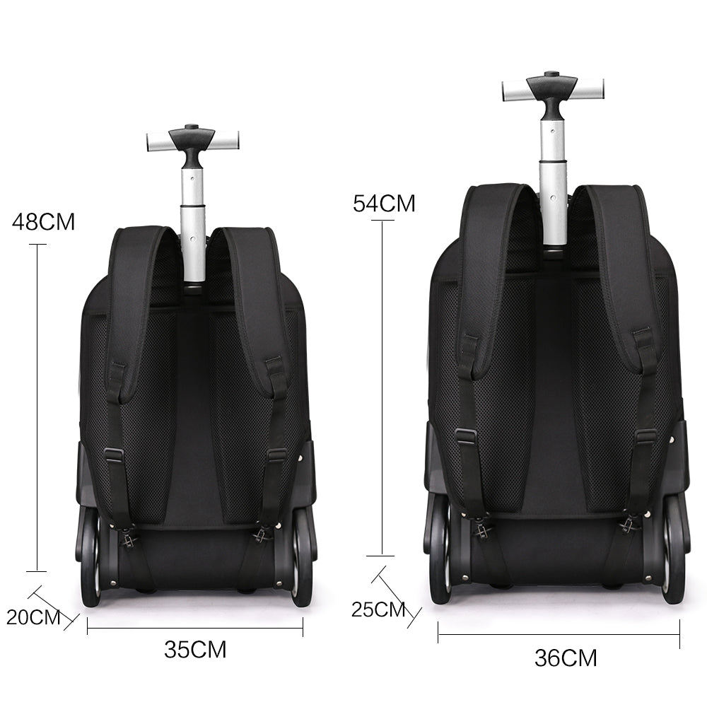 AOKING 18"20" Trolley Backpack Travel Luggage SLX8021