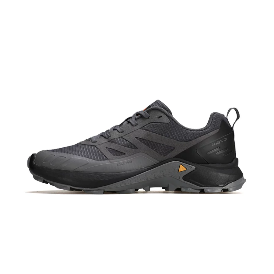HUMTTO Men's Low-Cut Hiking Shoes Water-Resistance & Breathable – Dark Grey