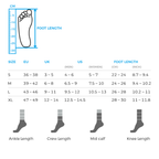 DEXSHELL Running Lite 2.0 Waterproof Trail Running Socks (Coolmax)