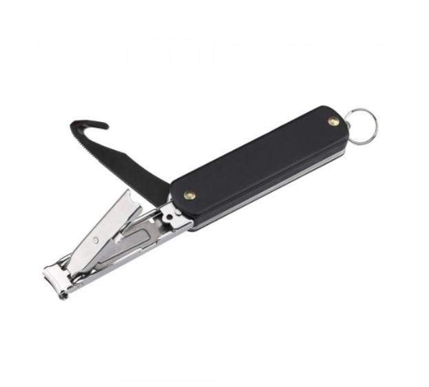 NEXTOOL NE20010 6-in-1 Multifunction Outdoor Nail Clipper - Black