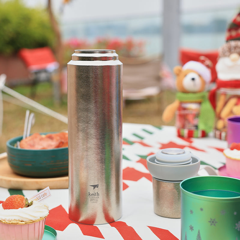 KEITH TITANIUM Vacuum Insulated FlexLid Bottle 800ml Ti3106
