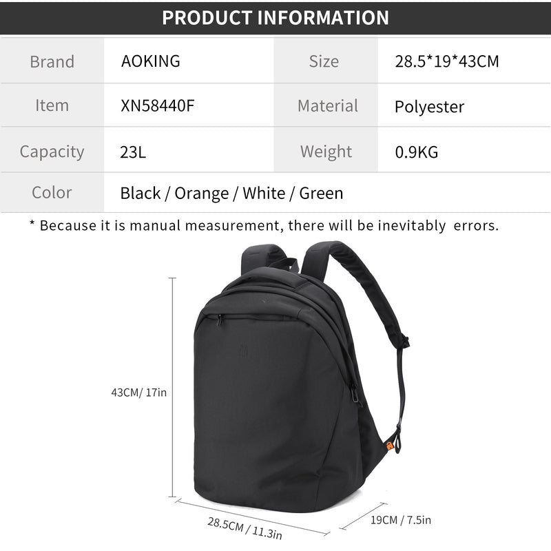 AOKING Anti-Theft Travel Backpack 23L