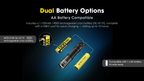 NITECORE MT1A Pro Tactical & Compact Rechargeable Flashlight 800LM