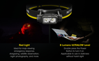 NITECORE NU43 Built-In 3500mAh Battery Headlamp 1400LM