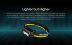 NITECORE NU40 Built-In 2600mAh Battery Headlamp 1000LM