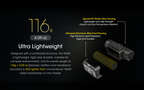 NITECORE NU40 Built-In 2600mAh Battery Headlamp 1000LM