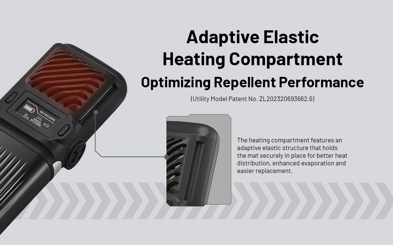 NITECORE EMR25 Rechargeable Mosquito Repellent