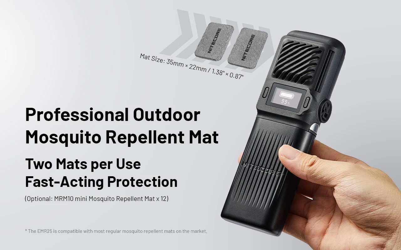 NITECORE EMR25 Rechargeable Mosquito Repellent