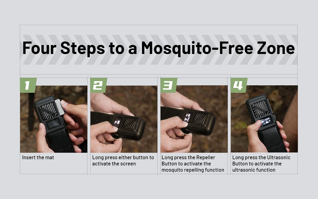 NITECORE EMR25 Rechargeable Mosquito Repellent