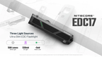 NITECORE EDC17 Ultra Slim & Tactical Flashlight 1500LM