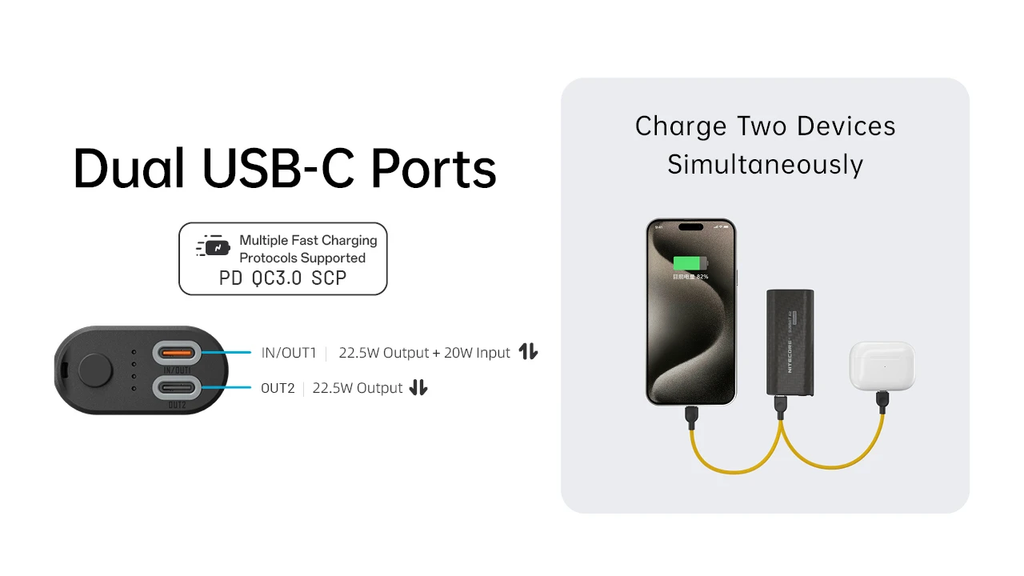 NITECORE SUMMIT Air Ski Power Bank 8000mAh