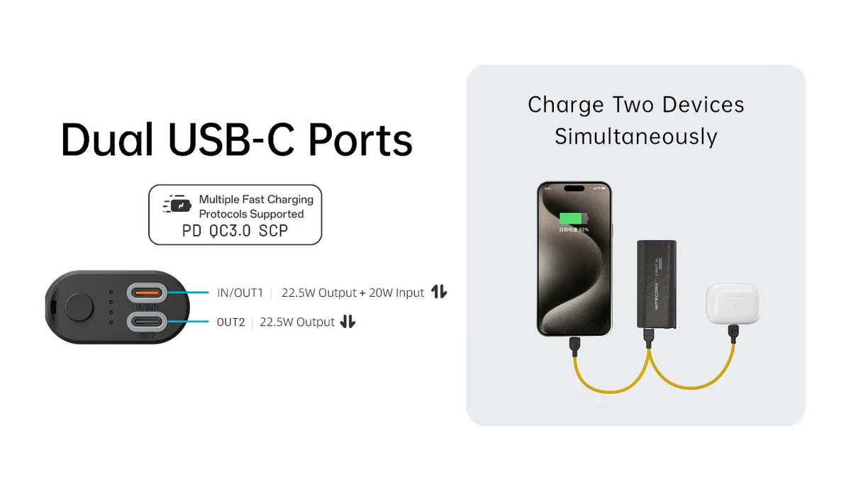 NITECORE SUMMIT Air Ski Power Bank 8000mAh