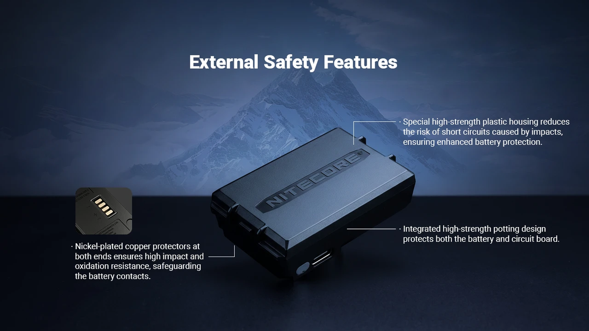 NITECORE HLB2500 2500mAh USB-C Rechargeable Li-ion Battery Pack