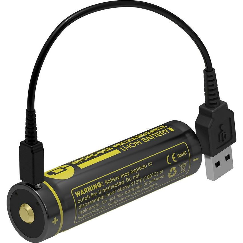 NITECORE NL1834R 18650 3400mAh USB-C Rechargeable Li-on Battery