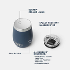 YETI Rambler 10 Oz Wine Tumbler with DuraSip™ Ceramic Lining