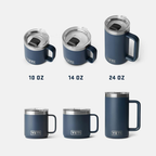YETI Rambler 14 oz Stackable Mug with DuraSip™ Ceramic Lining