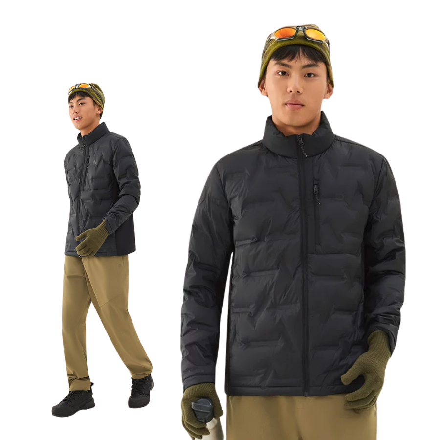 TECTOP Men’s Hiking Down Jacket – Lightweight & Warm