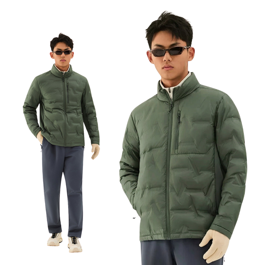 TECTOP Men’s Hiking Down Jacket – Lightweight & Warm