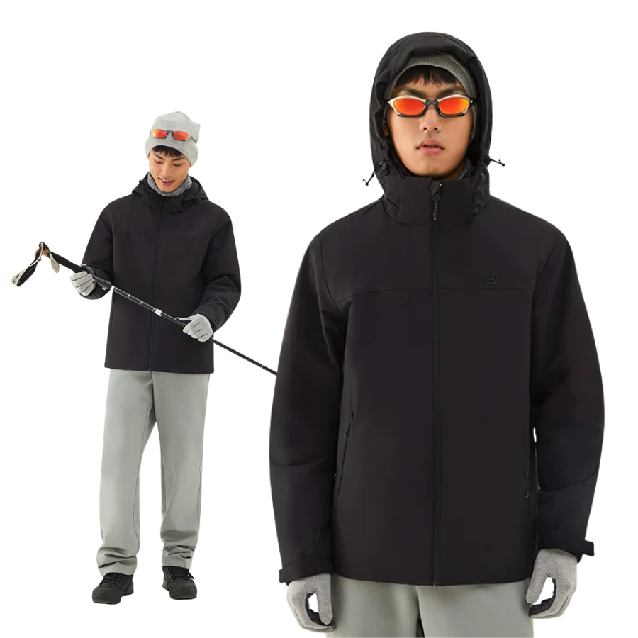 TECTOP Men’s Hiking Jacket – Waterproof & Fleece Lined