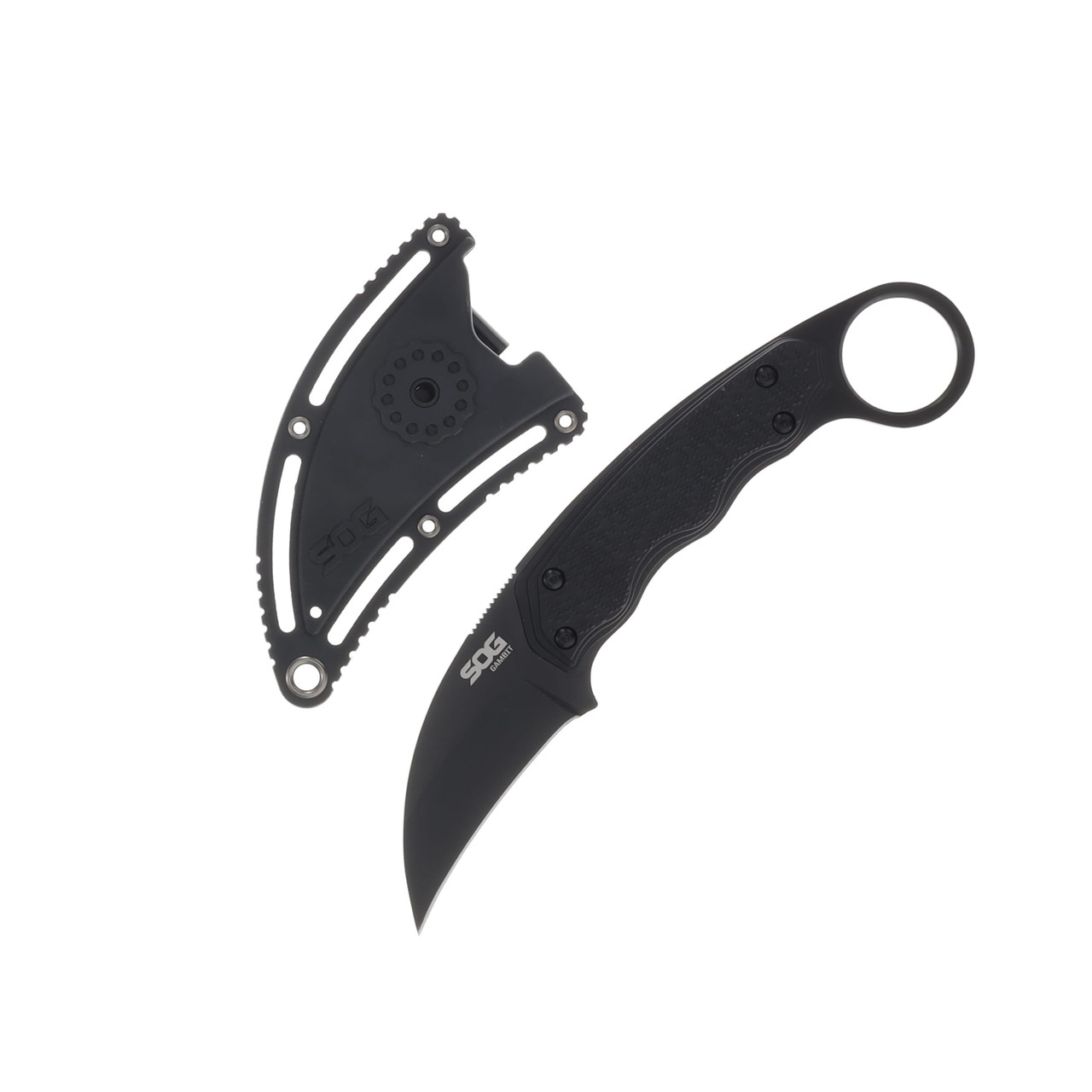 SOG Gambit Blackout Survival Curved Knife
