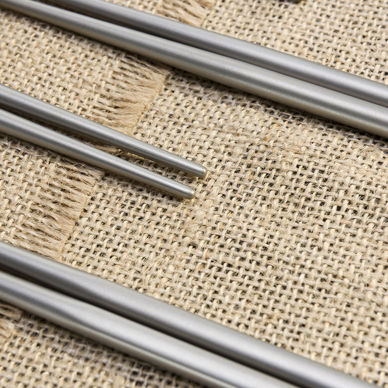 KEITH TITANIUM Round Handle Chopsticks Ti5620
