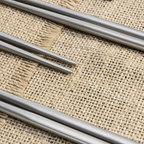 KEITH TITANIUM Round Handle Chopsticks Ti5620