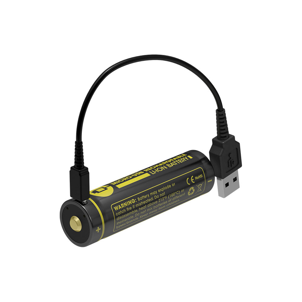 NITECORE NL1826R 18650 2600mAh USB-C Rechargeable Li-on Battery