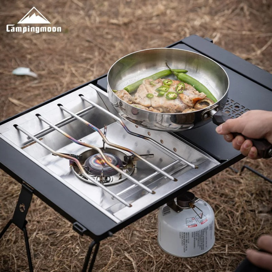 CAMPINGMOON IGT Cooking Set (OD-4 Stove + CK-25PG + CK-3650-T38 + CK-25F-1P)