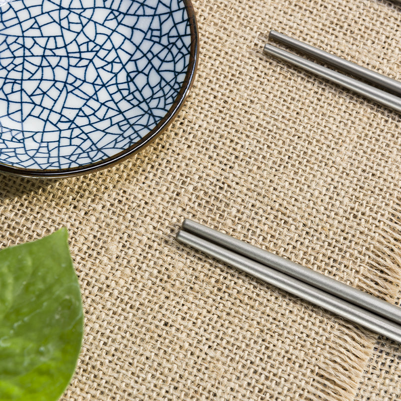 KEITH TITANIUM Round Handle Chopsticks Ti5620