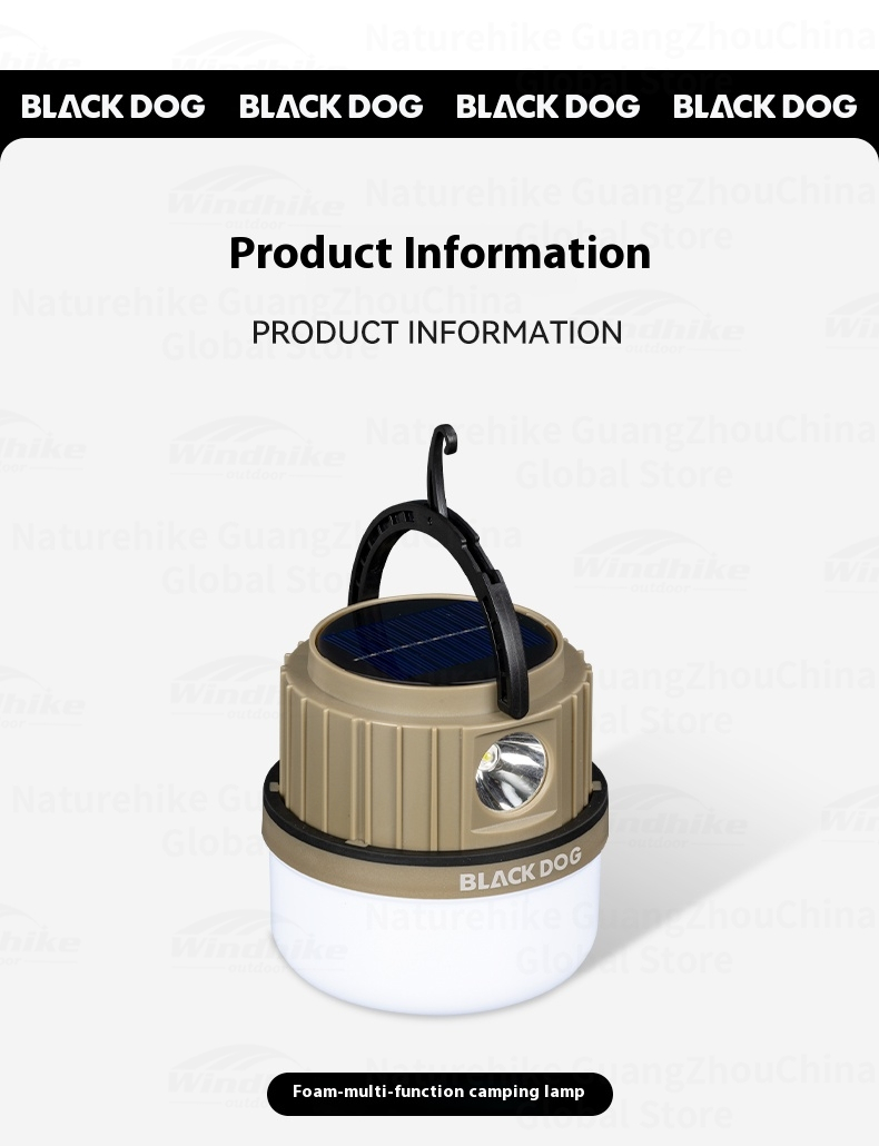 BLACKDOG Multifuntional Ambiance Camping Light